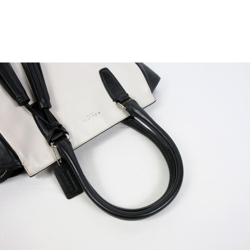 COACH コーチ/レザー タッセル ハンドバッグ/F25808//C14**/Bランク/70
