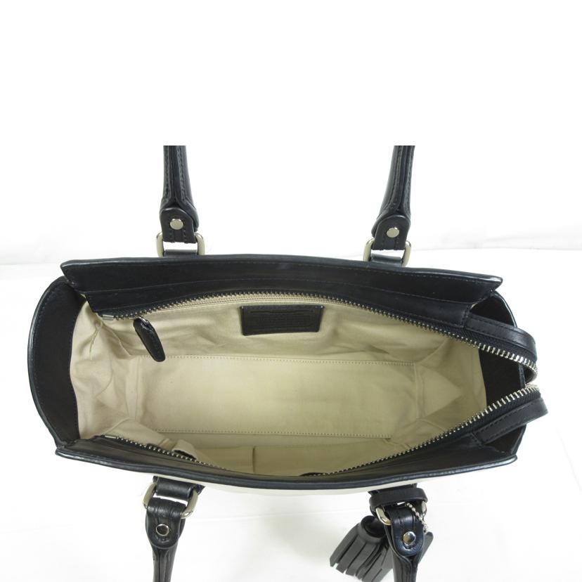 COACH コーチ/レザー タッセル ハンドバッグ/F25808//C14**/Bランク/70