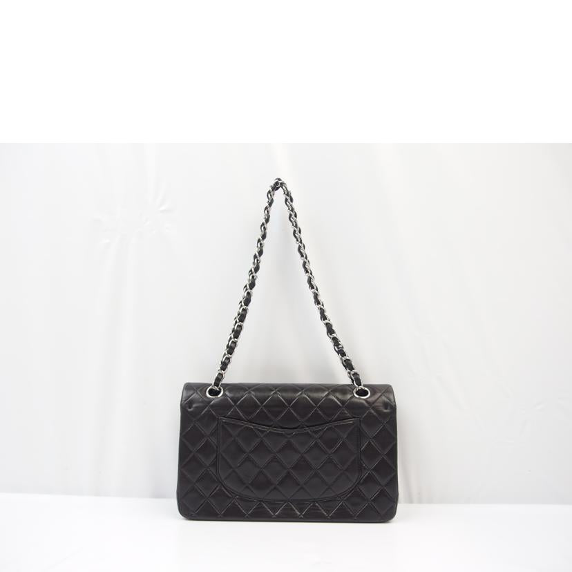 CHANEL シャネル/ラムスキンマトラッセWフラップチェーンショルダー25/シルバー金具/A01112//7730070/ABランク/83