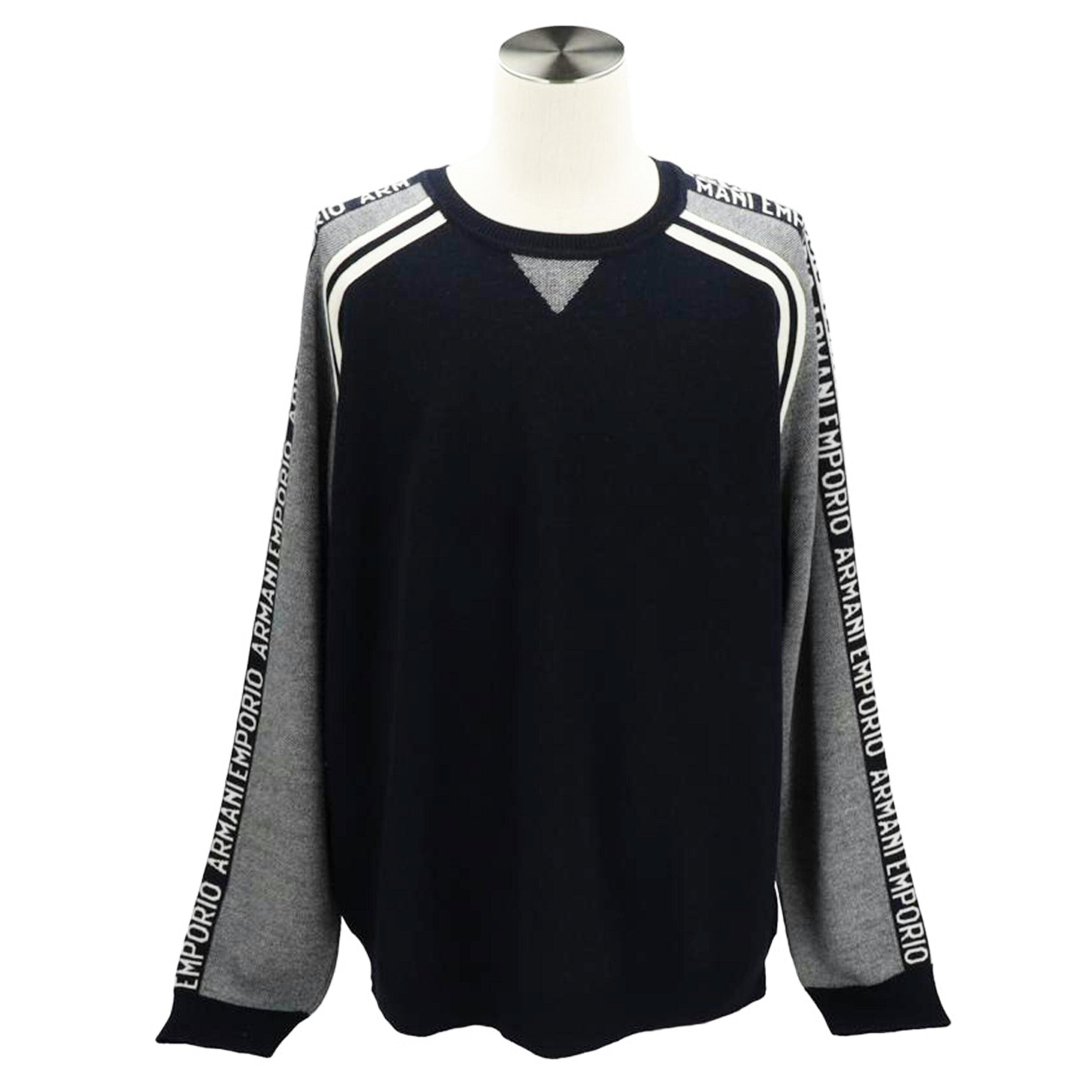 EMPORIO ARMANI エンポーリオアルマーニ/クルーネックニット/6H1MTA//Sランク/05