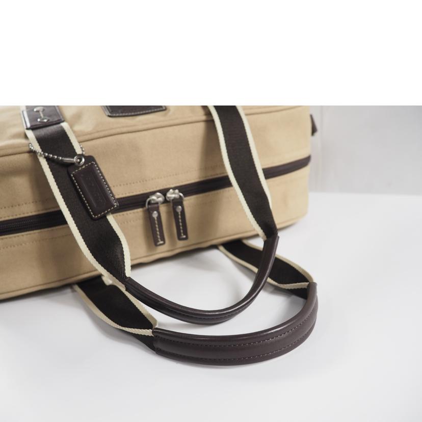 COACH コーチ/ボストンバッグ/ヘリテージ ウェブ スリムダッフル/ベージュ/F70582//E12**/Bランク/79