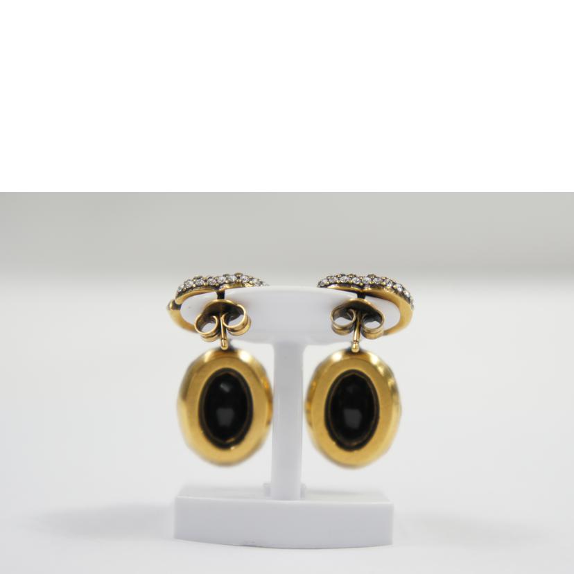 GUCCI グッチ/ラインストーンGGピアス//ABランク/75