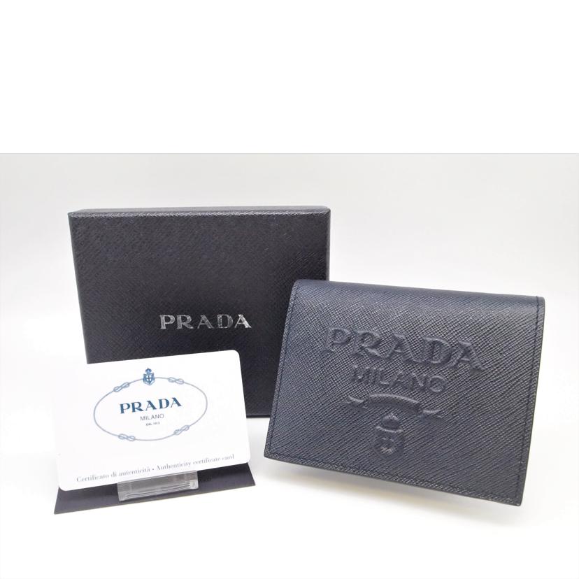 PRADA プラダ/サフィアーノメタル/コンパクトウォレット/1MV204//Aランク/91