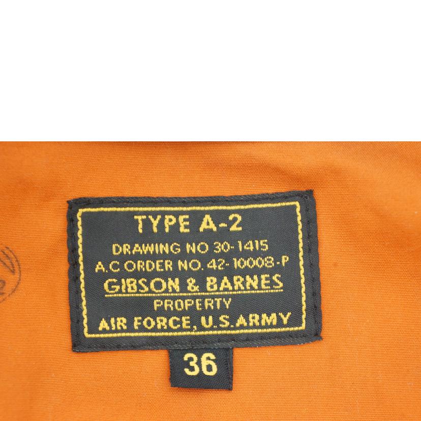 GIBSON&BARNES ギブソンアンドバーンズ/TYPE A-2 MARK41 DBR/GB-01//ABランク/09