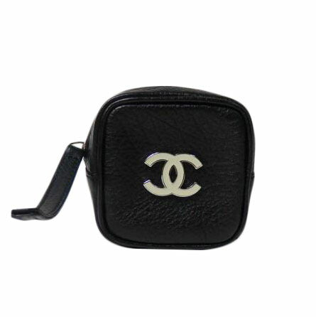 CHANEL シャネル/ココマークレザーポーチ/黒/A25467//8953782/SAランク/84