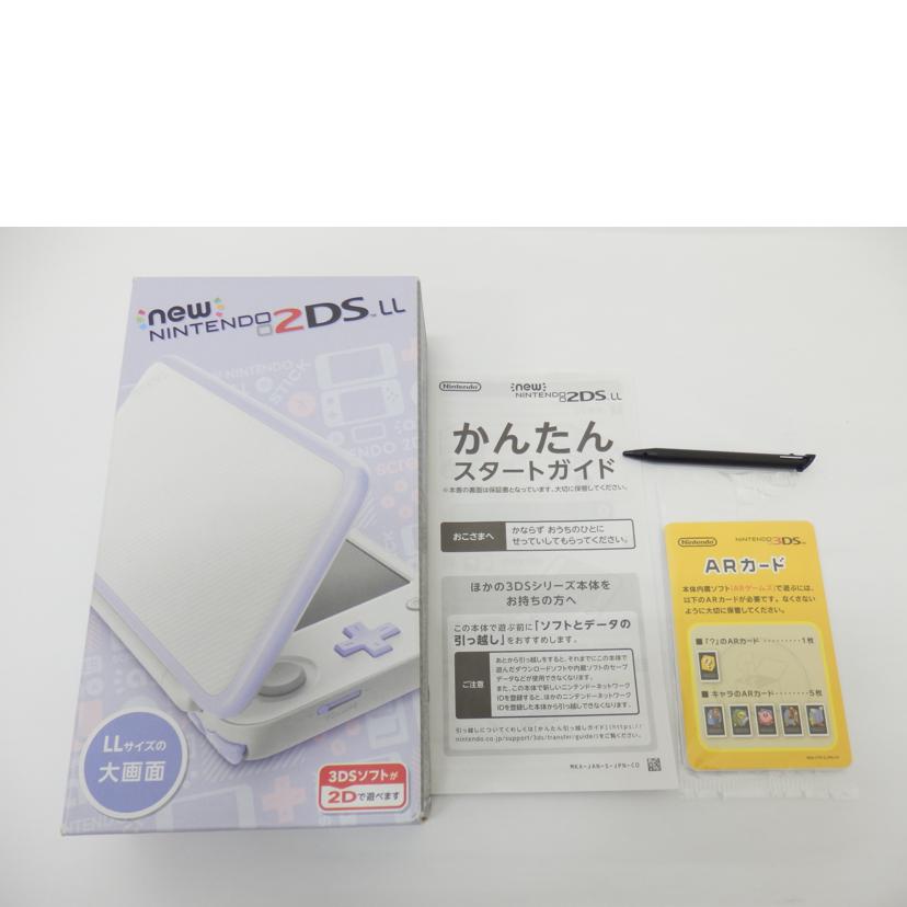 NINTENDOU 任天堂/new2DSLL本体ホワイト×ラベンダー/JAN-S-UAAA//NJG101433646/ABランク/88
