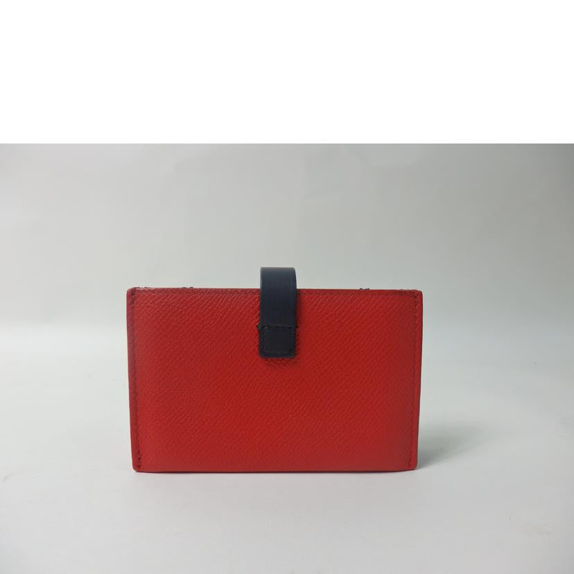CELINE セリーヌ/アコーディオンカードケース/レッド系/104323AI525CO//S-FG-3176/Aランク/84