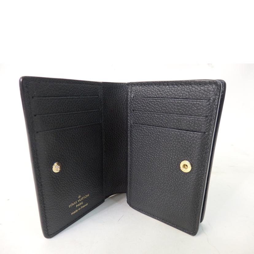 LV ルイヴィトン/ポルトフォイユ・クレア/モノグラム・アンプラント/ノワール/M80151//RFI****/Aランク/84