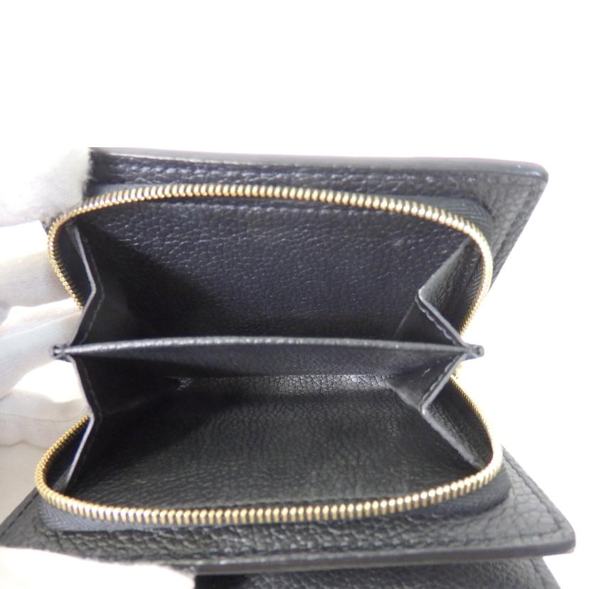 LV ルイヴィトン/ポルトフォイユ・クレア/モノグラム・アンプラント/ノワール/M80151//RFI****/Aランク/84