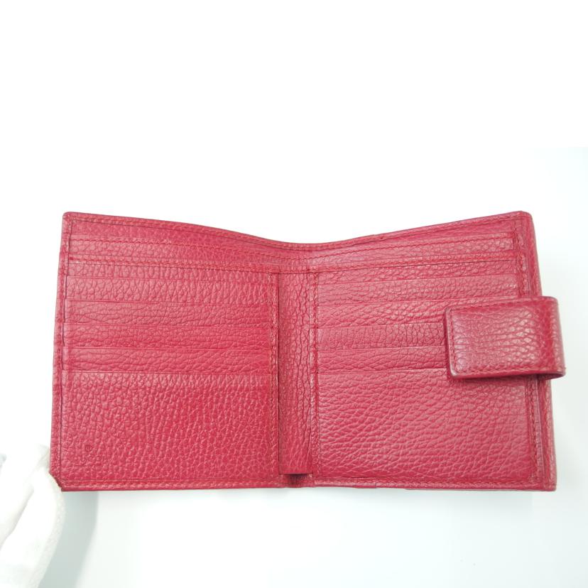 GUCCI グッチ/GGプチマーモントレザーコンパクトウォレット/456122//496334/Bランク/83