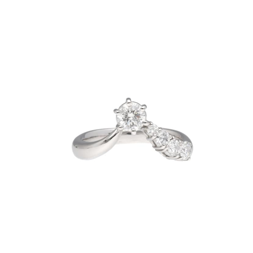 Pt900/PTダイヤリング0.41/0.32#13/9264752024207//0.41/0.32/Aランク/75