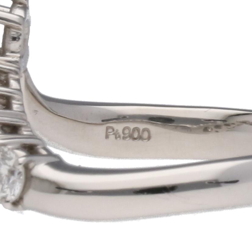 Pt900/PTダイヤリング0.41/0.32#13/9264752024207//0.41/0.32/Aランク/75