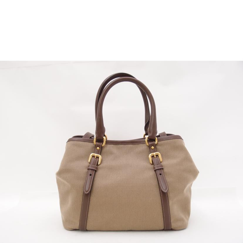 PRADA プラダ ハンドバッグ トートバック ハンドバッグ 肩掛け 斜め掛け キャンバス 茶 レディース/ジャガードロゴ2wayトート/ブラウン/1BA841//204/SAランク/69