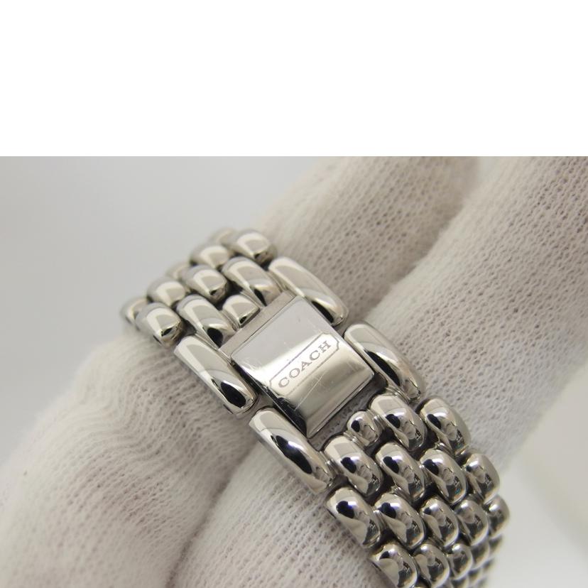 COACH コーチ/スクエア/シルバーホワイト文字盤レディースウォッチ/クォーツ// CA28.7.14.0372/Aランク/04