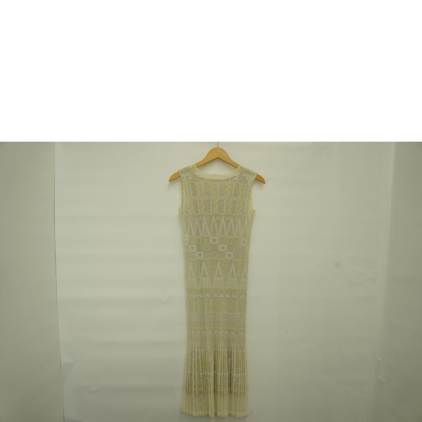 PLEATS PLEASE イッセイミヤケ プリーツプリーズ/ノースリーブプリーツワンピースロング BEG/PP61-JH675//ABランク/09