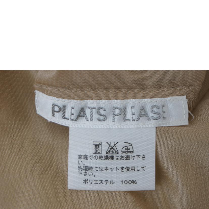 PLEATS PLEASE イッセイミヤケ プリーツプリーズ/ノースリーブプリーツワンピースロング BEG/PP61-JH675//ABランク/09