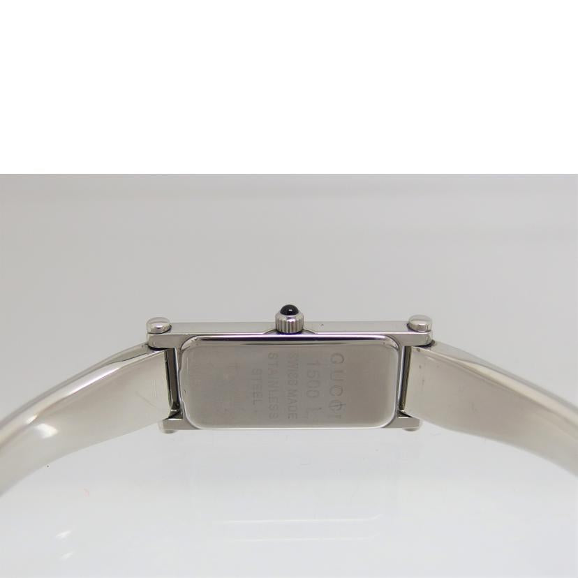 GUCCI グッチ/1Pダイヤ/ブルー文字盤/バングルウォッチ/クォーツ/1500L//0720/1999/ABランク/04