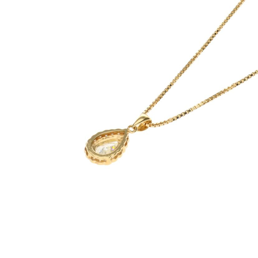 / K18ダイヤネックレスD0.80 FD0.27ct//Aランク/75