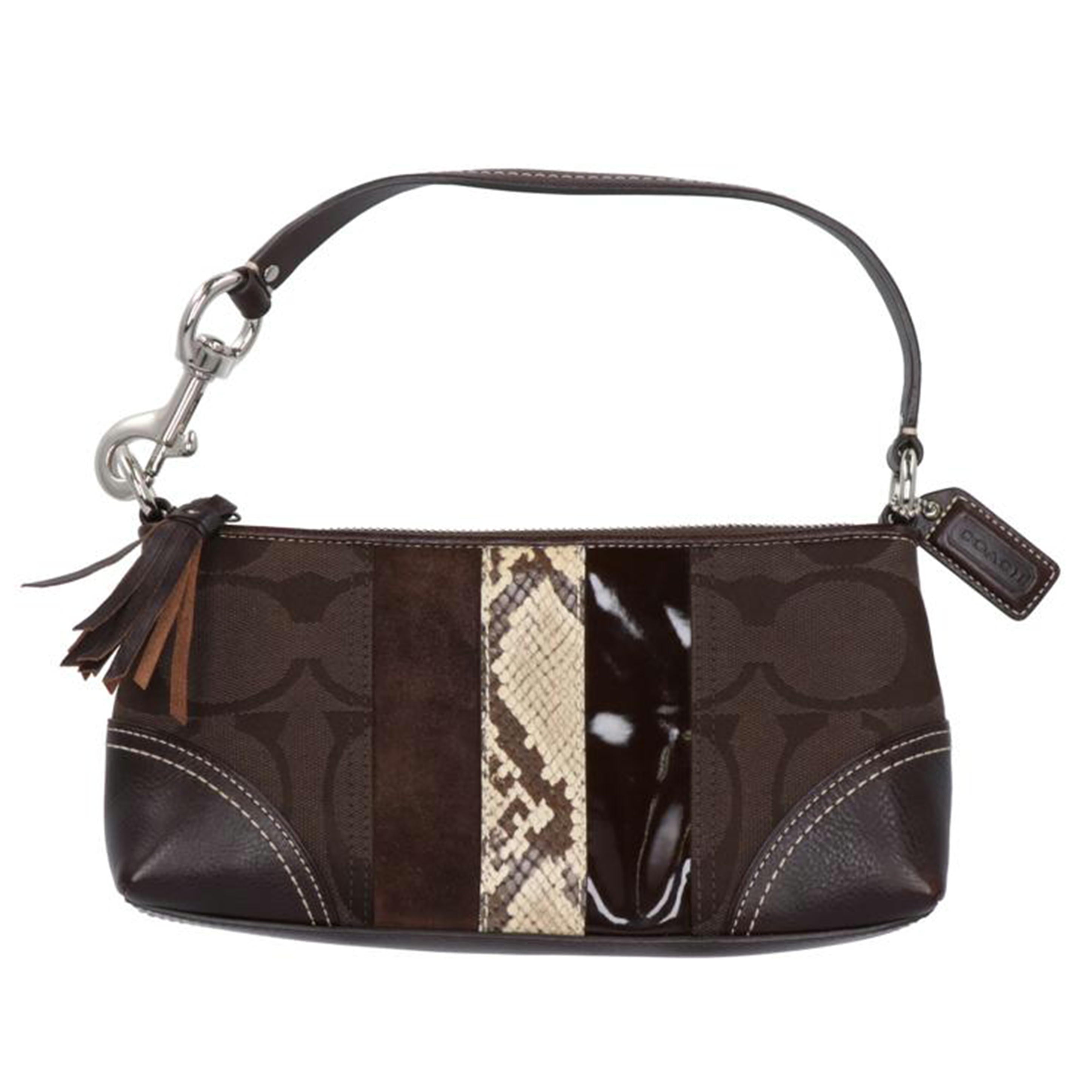 COACH コーチ/シグネチャー異素材切替ハンドバッグ/10259//E06*/ABランク/09