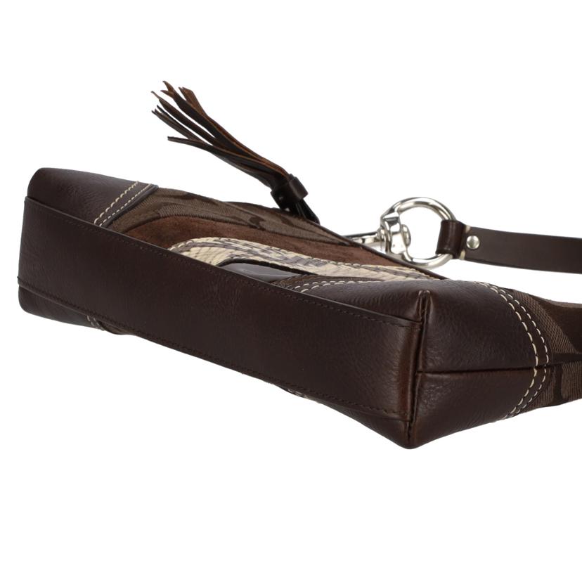 COACH コーチ/シグネチャー異素材切替ハンドバッグ/10259//E06*/ABランク/09