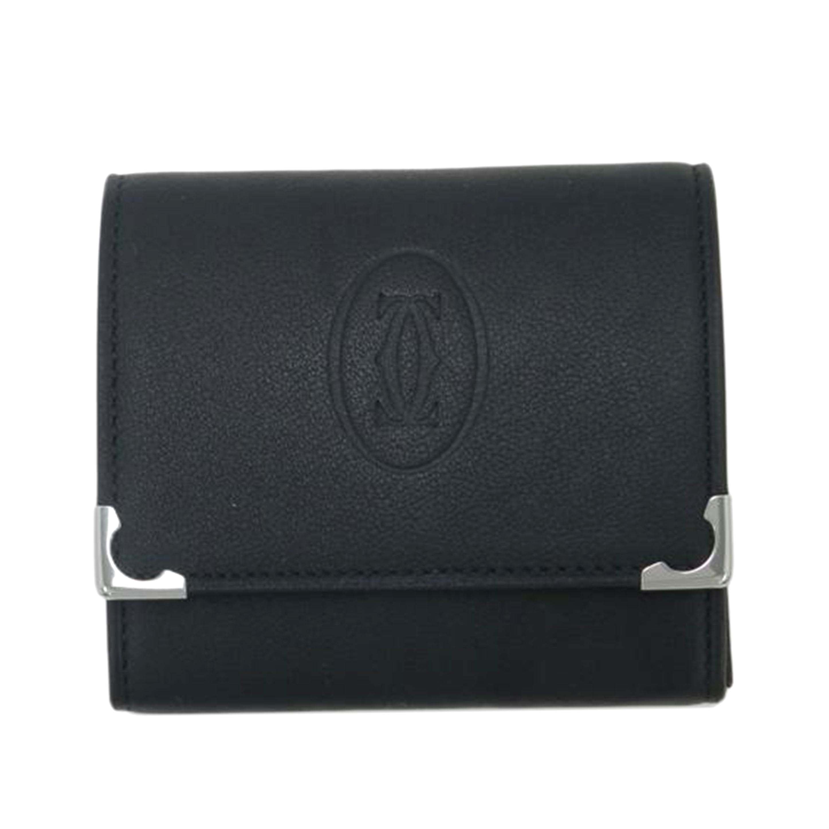 Cartier カルティエ 黒 小銭入れ メンズ /カボションコインケース/ブラック/L3000571//ECSE/SAランク/69