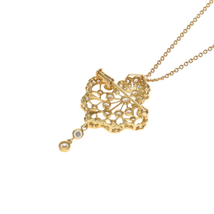 / K18ダイヤネックレス1.15ct//Aランク/75
