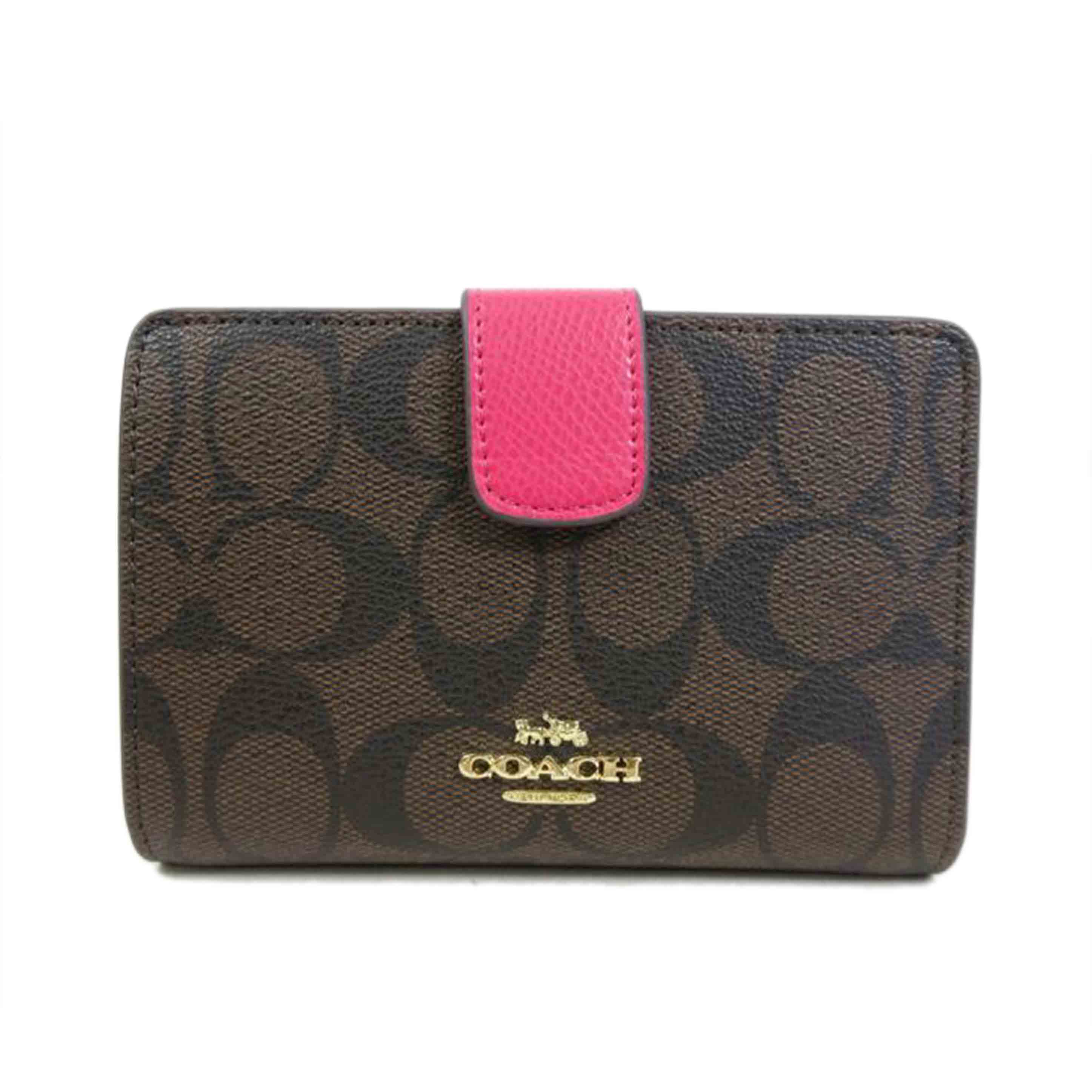 COACH コーチ/シグネチャー 二つ折りコンパクト財布/C7652//L20**/SAランク/70