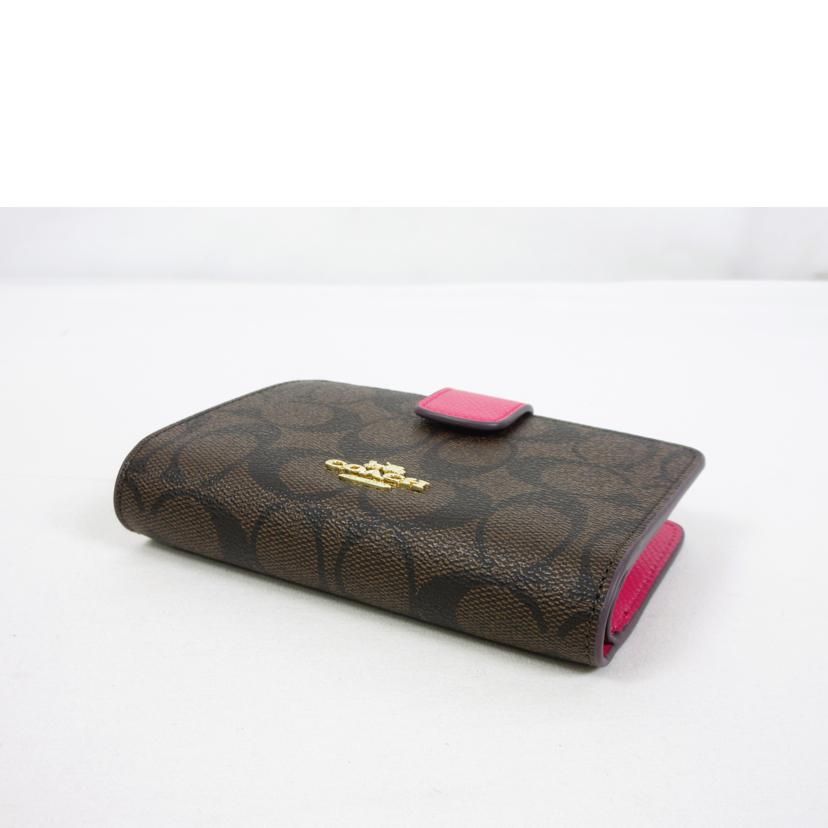 COACH コーチ/シグネチャー 二つ折りコンパクト財布/C7652//L20**/SAランク/70