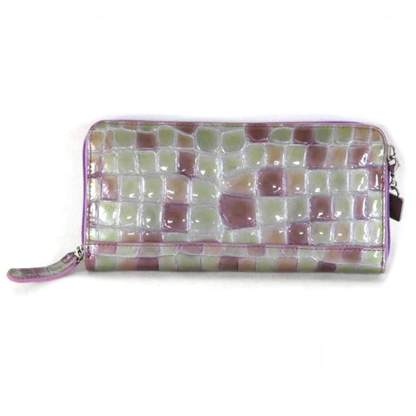 COCCO FIORE コッコフィオーレ/ロングウォレット/ラベンダー//SAランク/81