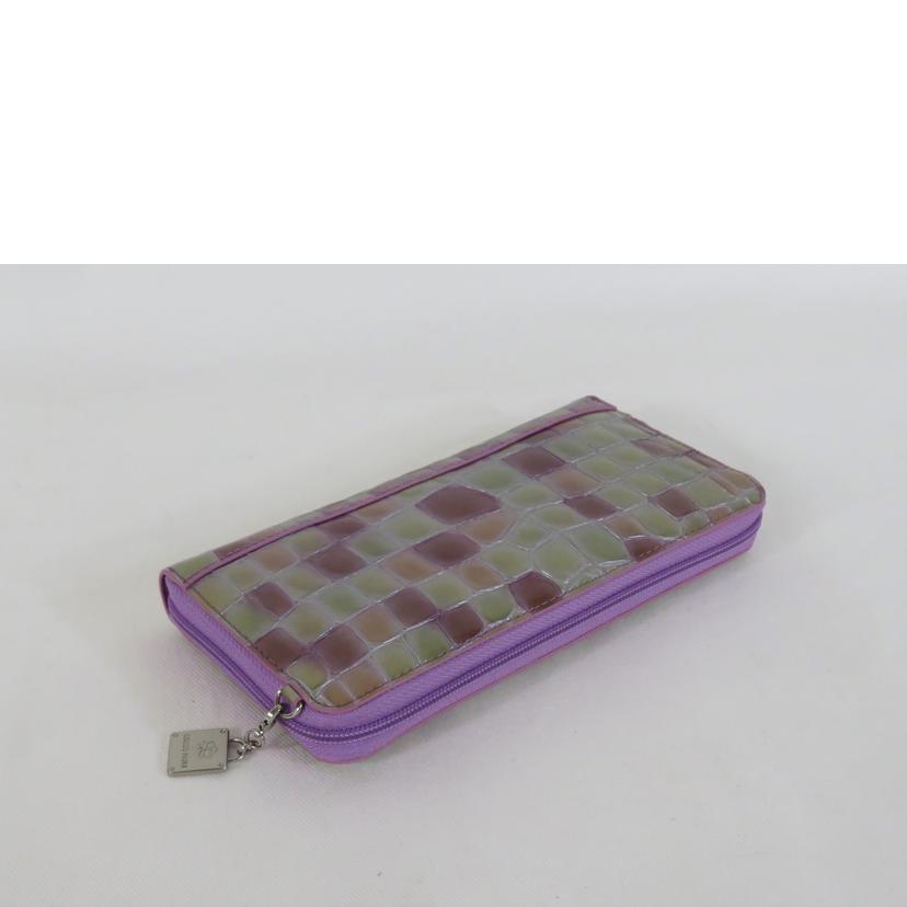 COCCO FIORE コッコフィオーレ/ロングウォレット/ラベンダー//SAランク/81