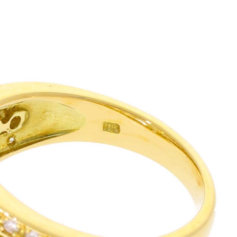 / ◎K18ダイヤリング0.700/0.60ct//Aランク/75