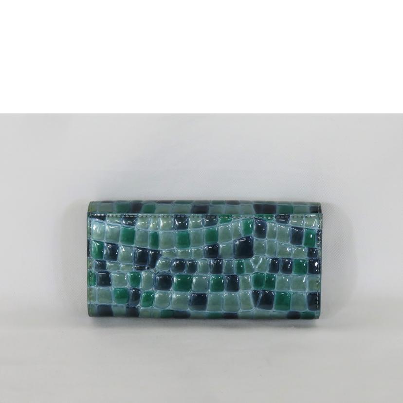 COCCO FIORE コッコフィオーレ/アジャート ウォレット/シーグリーン//SAランク/81