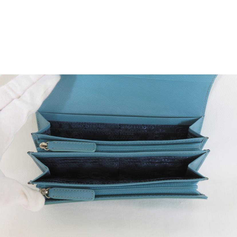COCCO FIORE コッコフィオーレ/アジャート ウォレット/シーグリーン//SAランク/81
