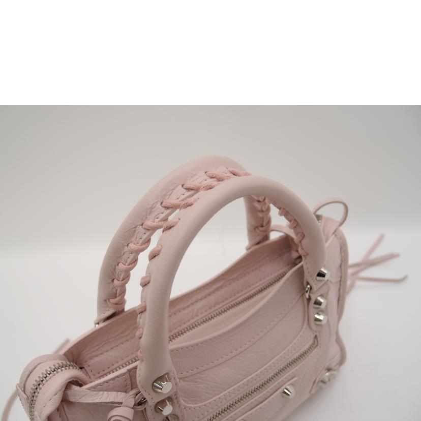 BALENCIAGA バレンシアガ ハンドバッグ ショルダー 2way/クラシック・ミニシティトート/ピンク/300295//SAランク/69