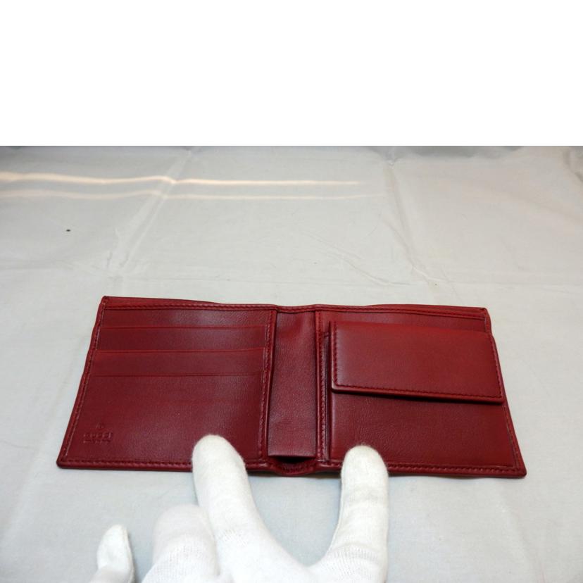 GUCCI GUCCI/二つ折レザー財布/322134//0416/ABランク/95