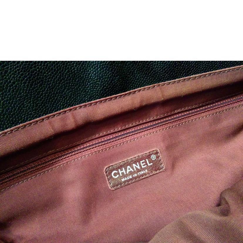 CHANEL/マトラッセ レザー 2WAY ハンド ブラック シルバー金具//19122081/ABランク/15