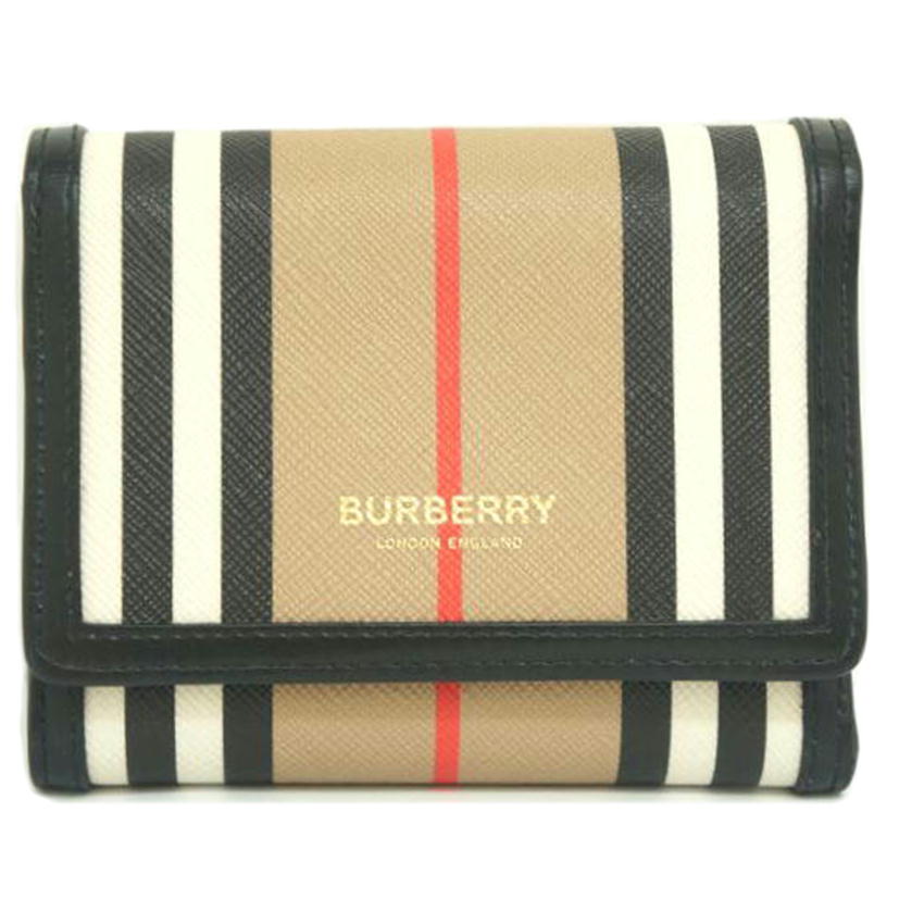 BURBERRY LONDON バーバリーロンドン/三つ折り財布 アイコンストライプ/8026003//ABランク/09