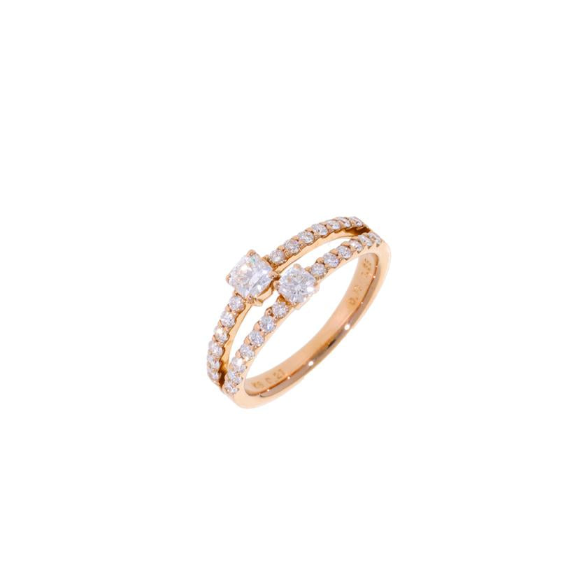 / K18ダイヤリング0.21/0.13/0.35ct//Aランク/75