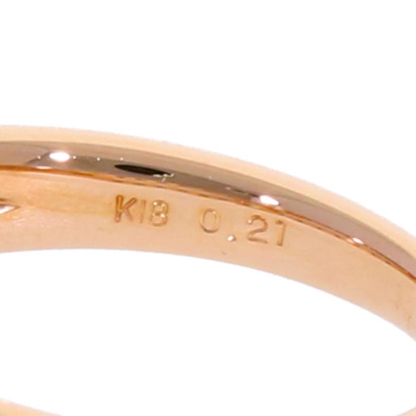 / K18ダイヤリング0.21/0.13/0.35ct//Aランク/75