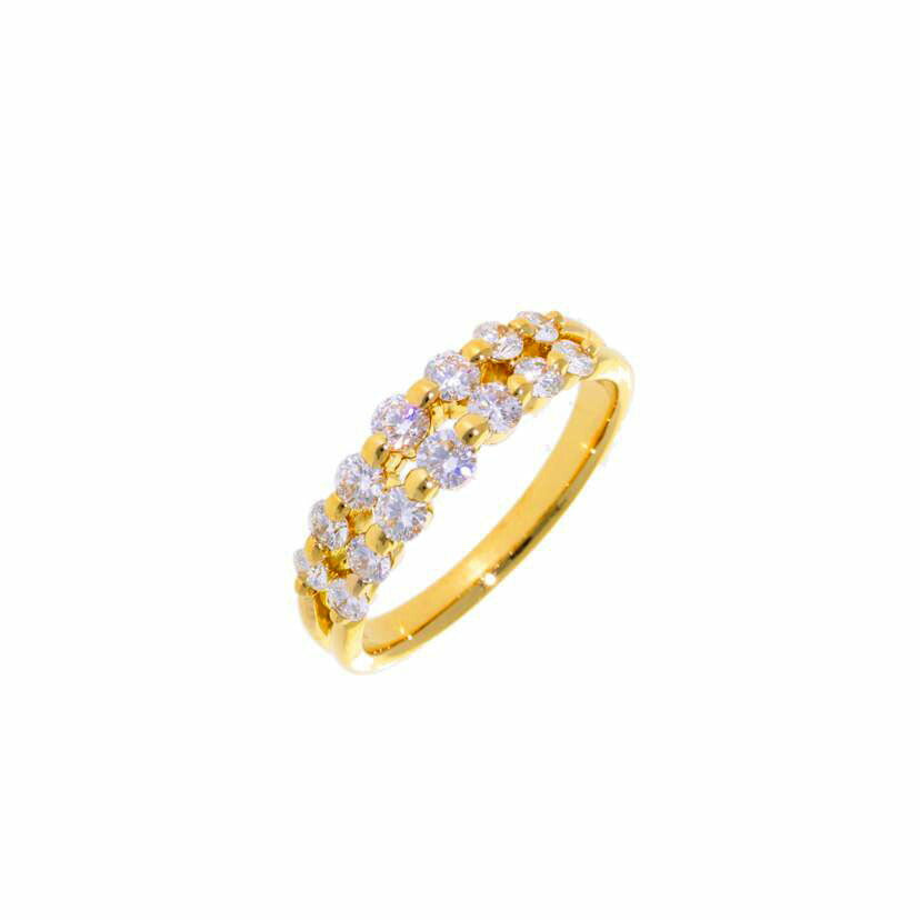 / K18ダイヤリング0.81ct//Aランク/75