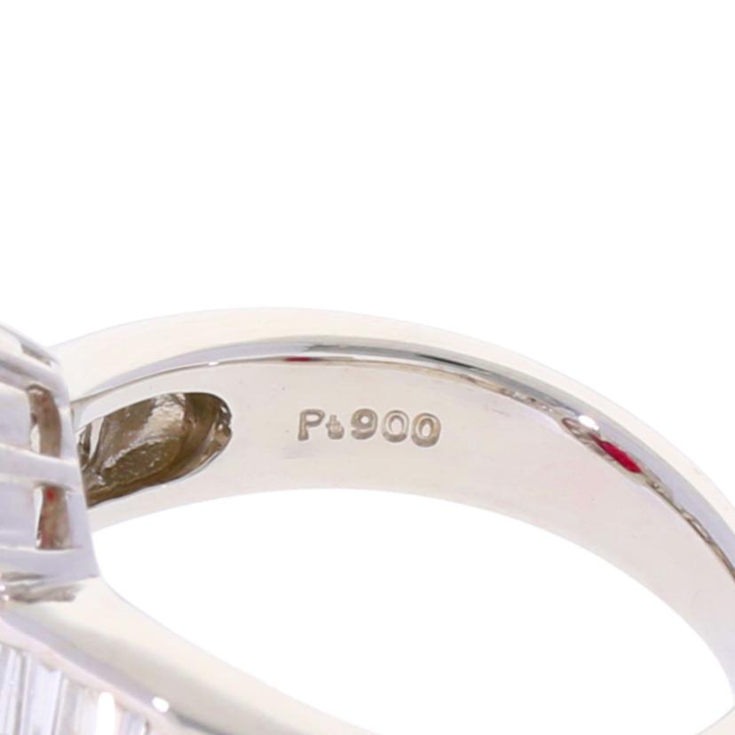 / ◎PT900ルビーダイヤリングR1.125/D0.64ct//Aランク/75