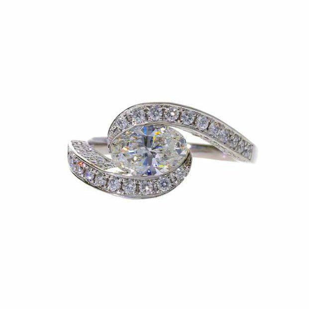 K18WG/K18WGダイヤR1.078/1.32#13/5.5//1.078/1.32/Aランク/75