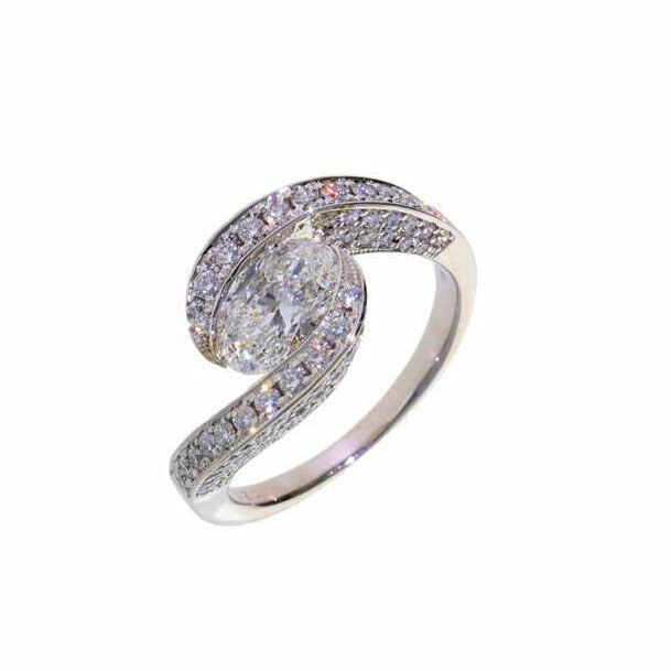 K18WG/K18WGダイヤR1.078/1.32#13/5.5//1.078/1.32/Aランク/75