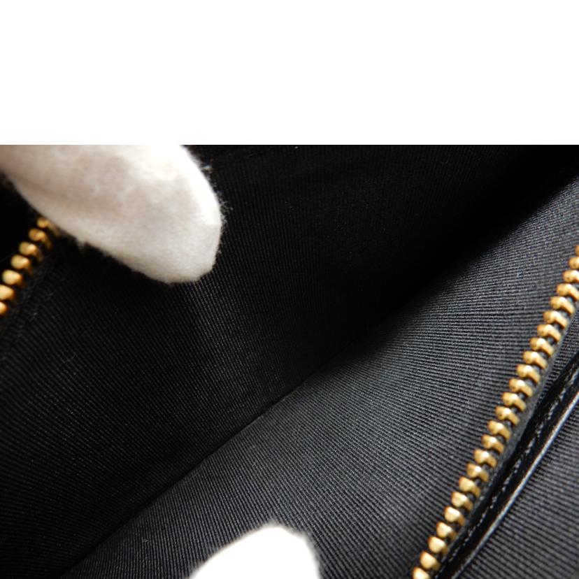 LEATHER JEWELS レザージュエルズ/クロコ/レザー/ラウンドファスナー/長財布/ブラック/AV-3692//ABランク/02