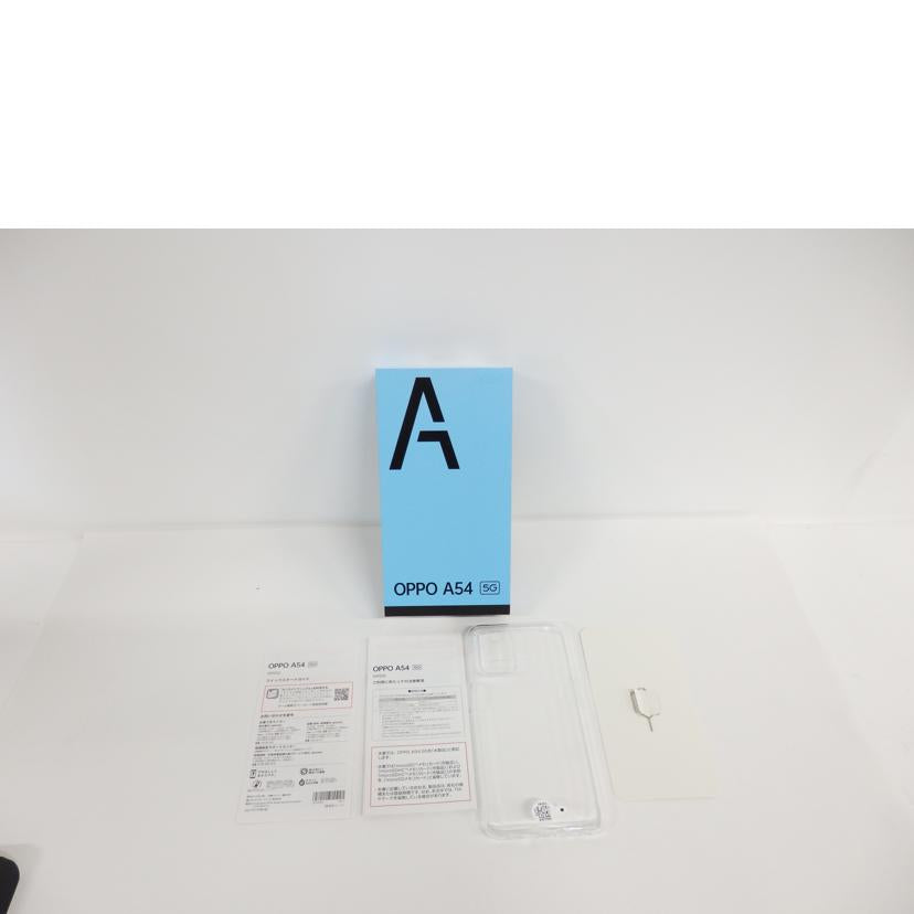 OPPO au/スマートフォン/OPPO A54 5G/A54//d7e4a89a/Sランク/83