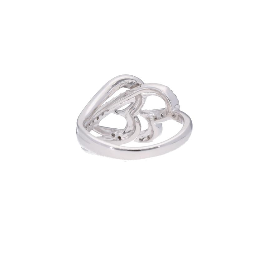 K18WGダイヤリング0.35ct//Aランク/75