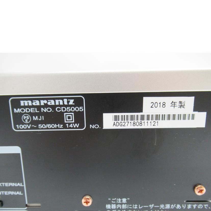 Marantz/CDプレーヤー/Marantz/CD5005//ADG27180811121/ABランク/63