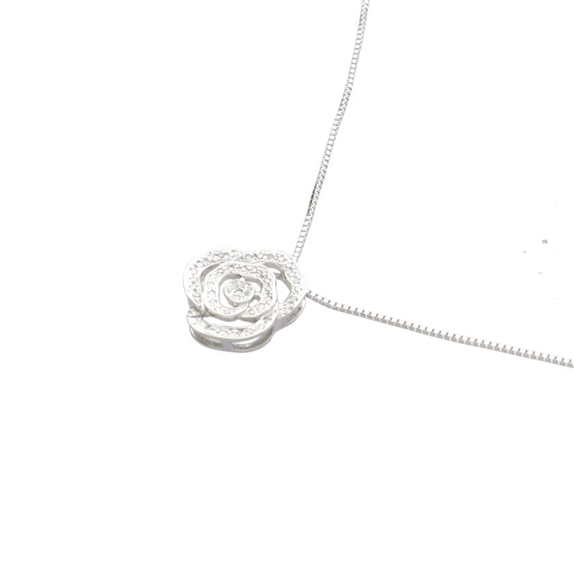 K18WGダイヤネックレス0.33ct//Aランク/95