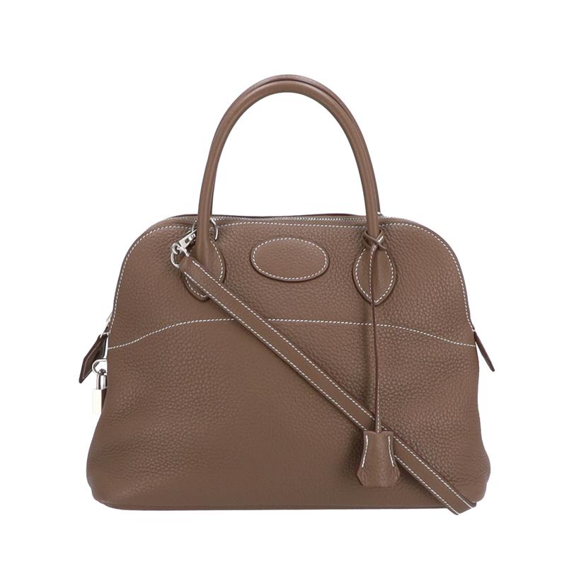 HERMES エルメス シルバー金具 2Wayハンドバッグ/ボリード31/トリヨンクレマンス/エトゥープ//T刻/Bランク/75