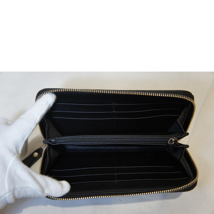GUCCI グッチ/マイクログッチシマ ラウンドファスナー長財布 /449391//496334/Aランク/07